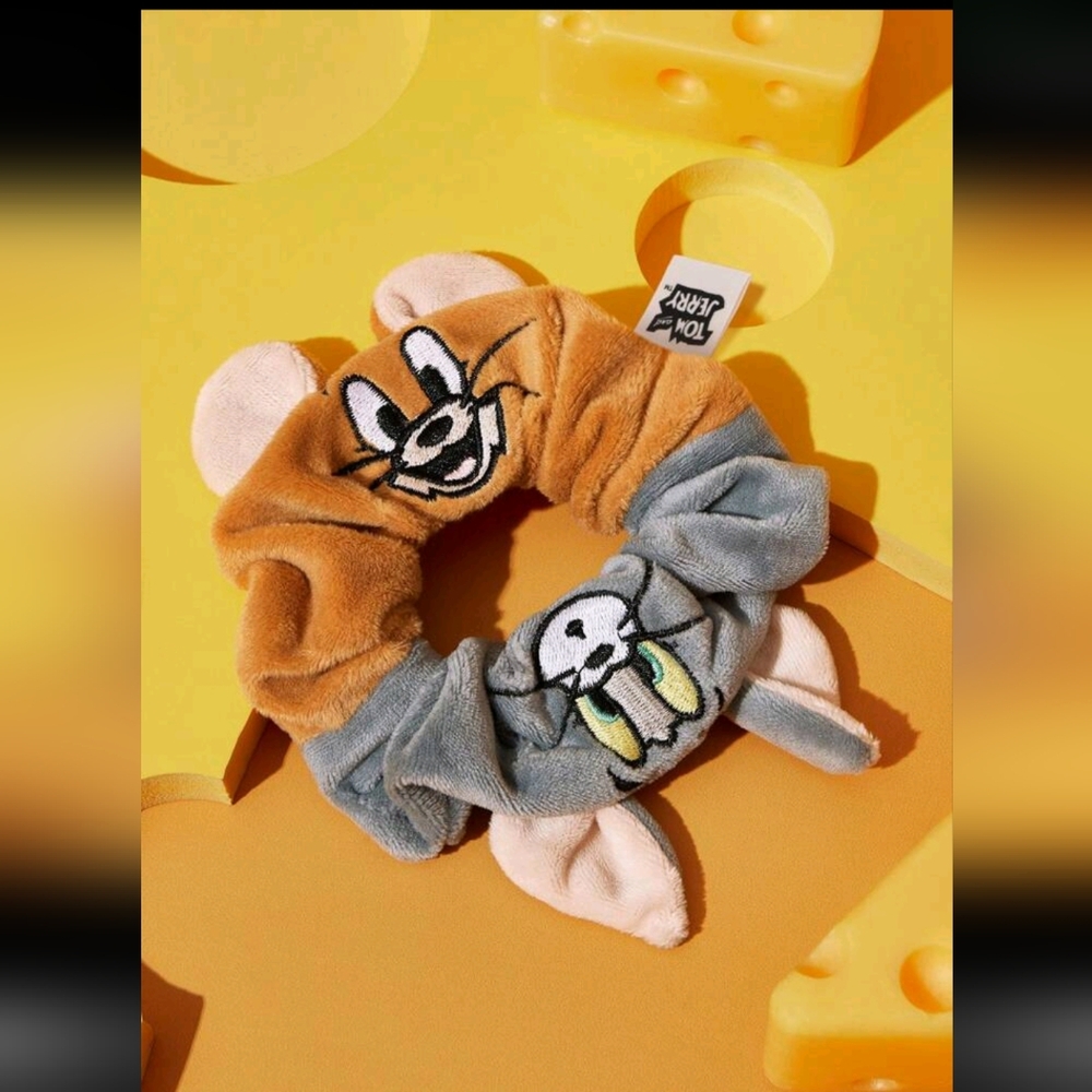 RESERVED * Tom And Jerry Character Scrunchie